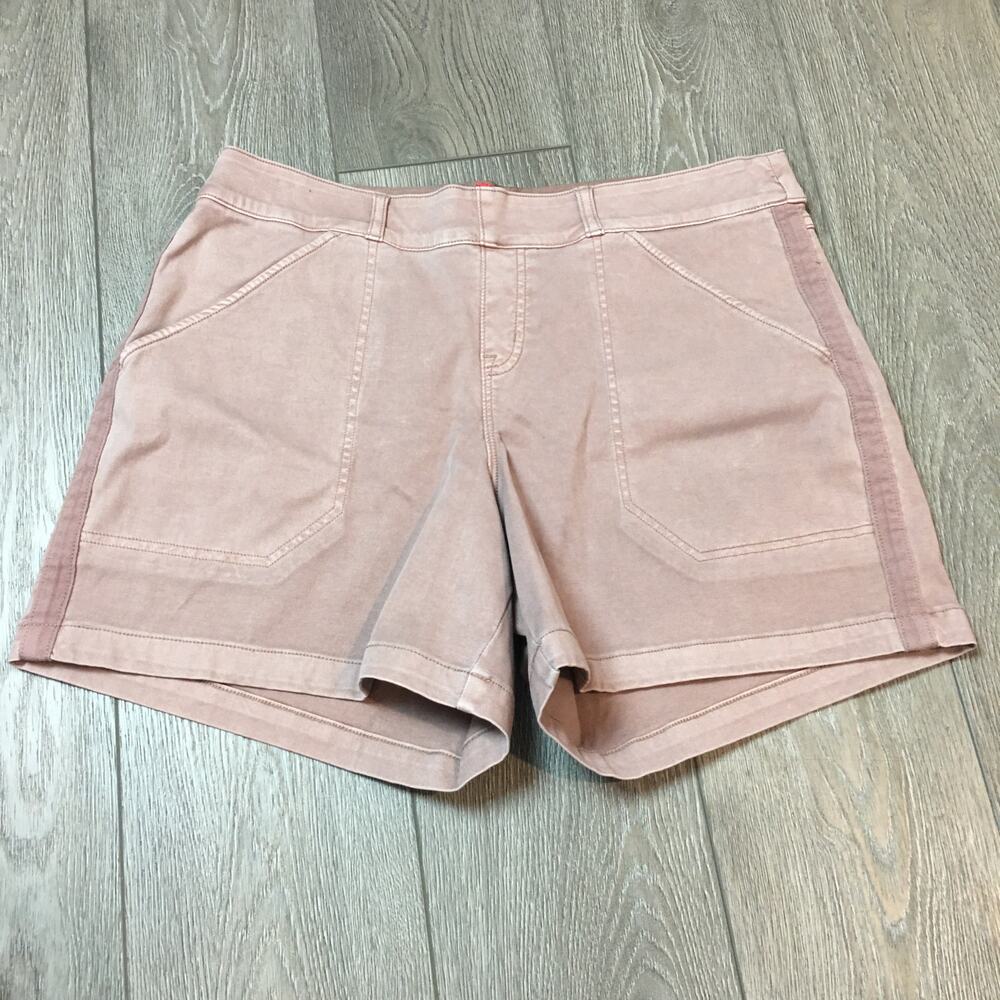 Spanx‎ Light Pink Stretch Twill Women Shorts size xl